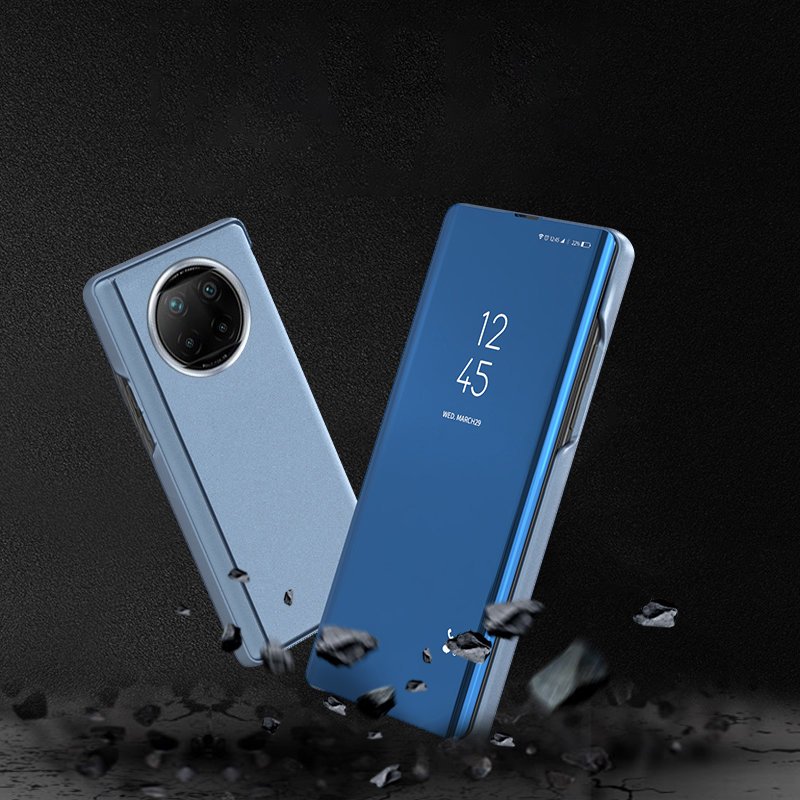 Clear View dėklas Xiaomi Redmi Note 9T 5G - Mėlyna