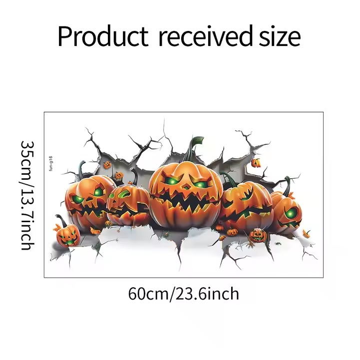 Sienos lipdukas / Tapetai Pumpkins / Tipas2