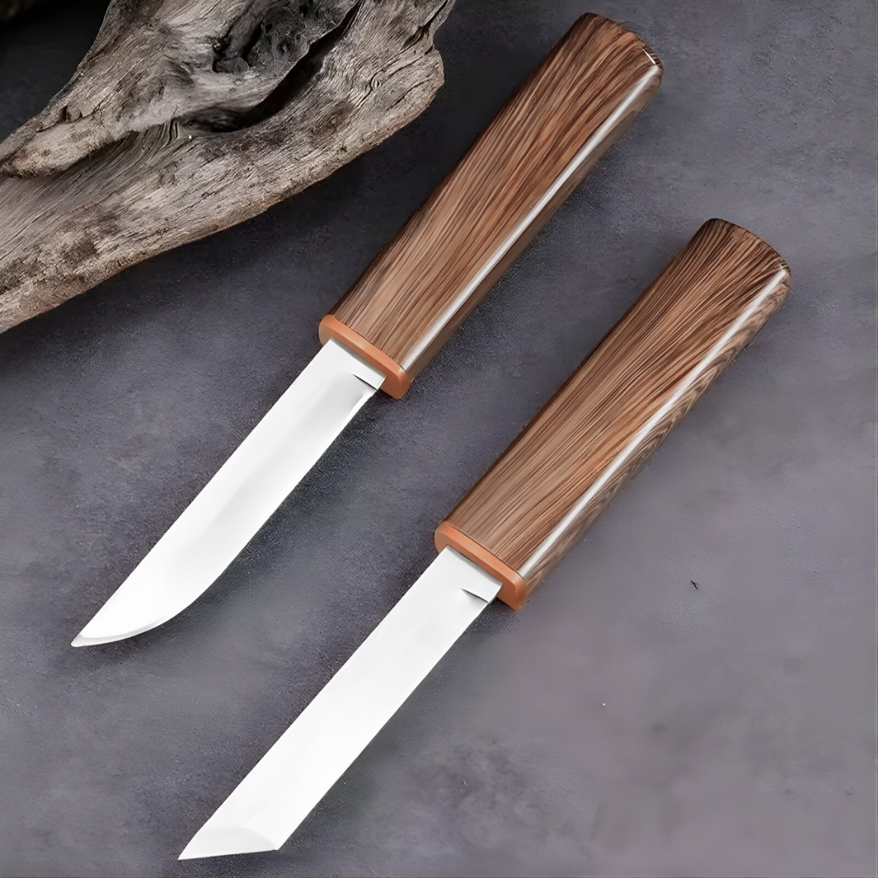 Lauko peilis 2v1 - Ruda