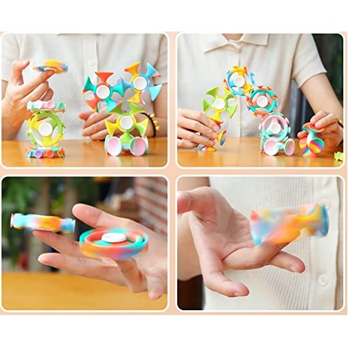 Silikoninis Spinner - Daugiaspalvis
