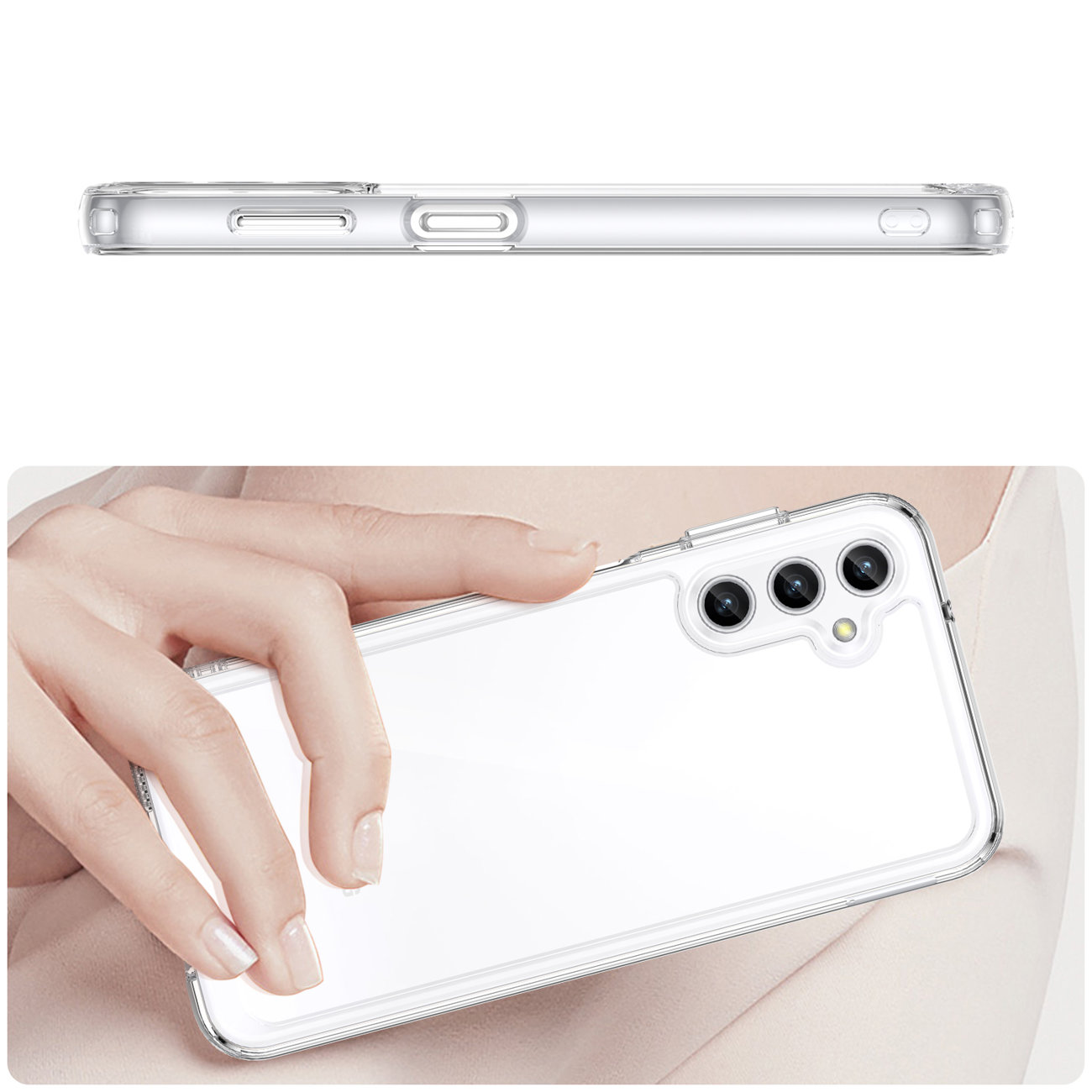 Outer Space dėklas Xiaomi Redmi Note 14 Pro 5G - Permatoma